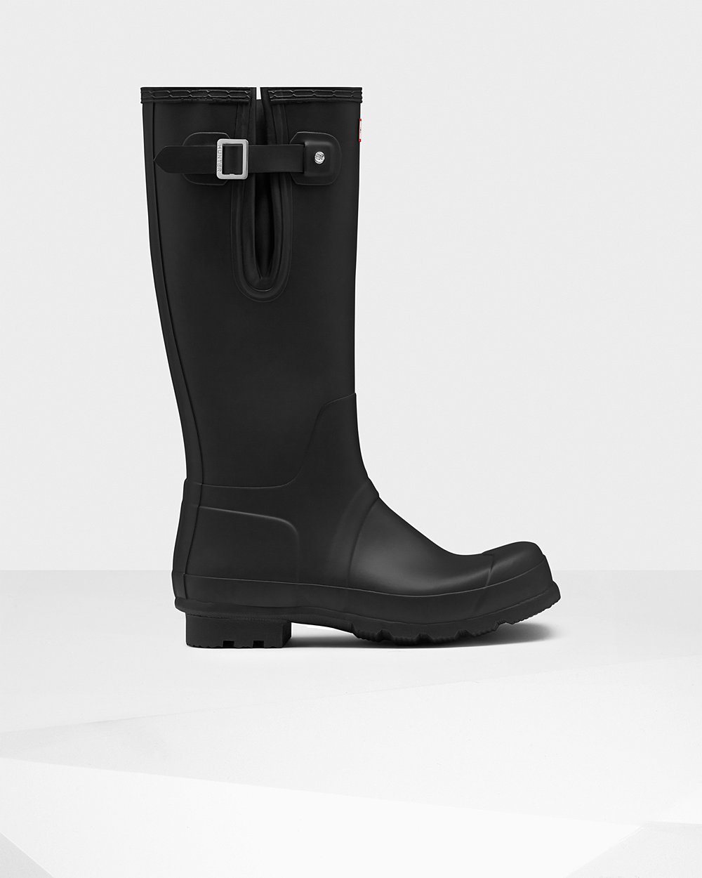 Hunter Original Side Adjustable Tall Rain Boots - Shop Online Mens Black - GSIBWE914